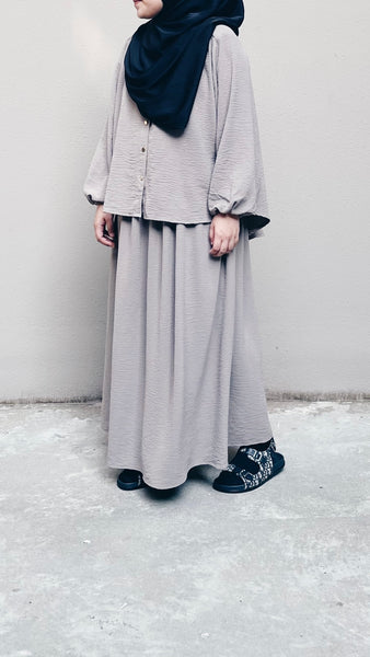 Top & Skirt Set : Sage