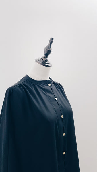 Rumi Cotton Dress : Black