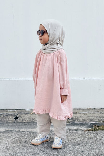 Hannah ShirtDress : Blush