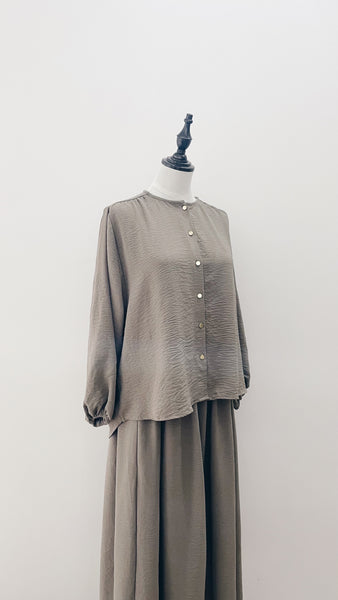 Top & Skirt Set : Sage