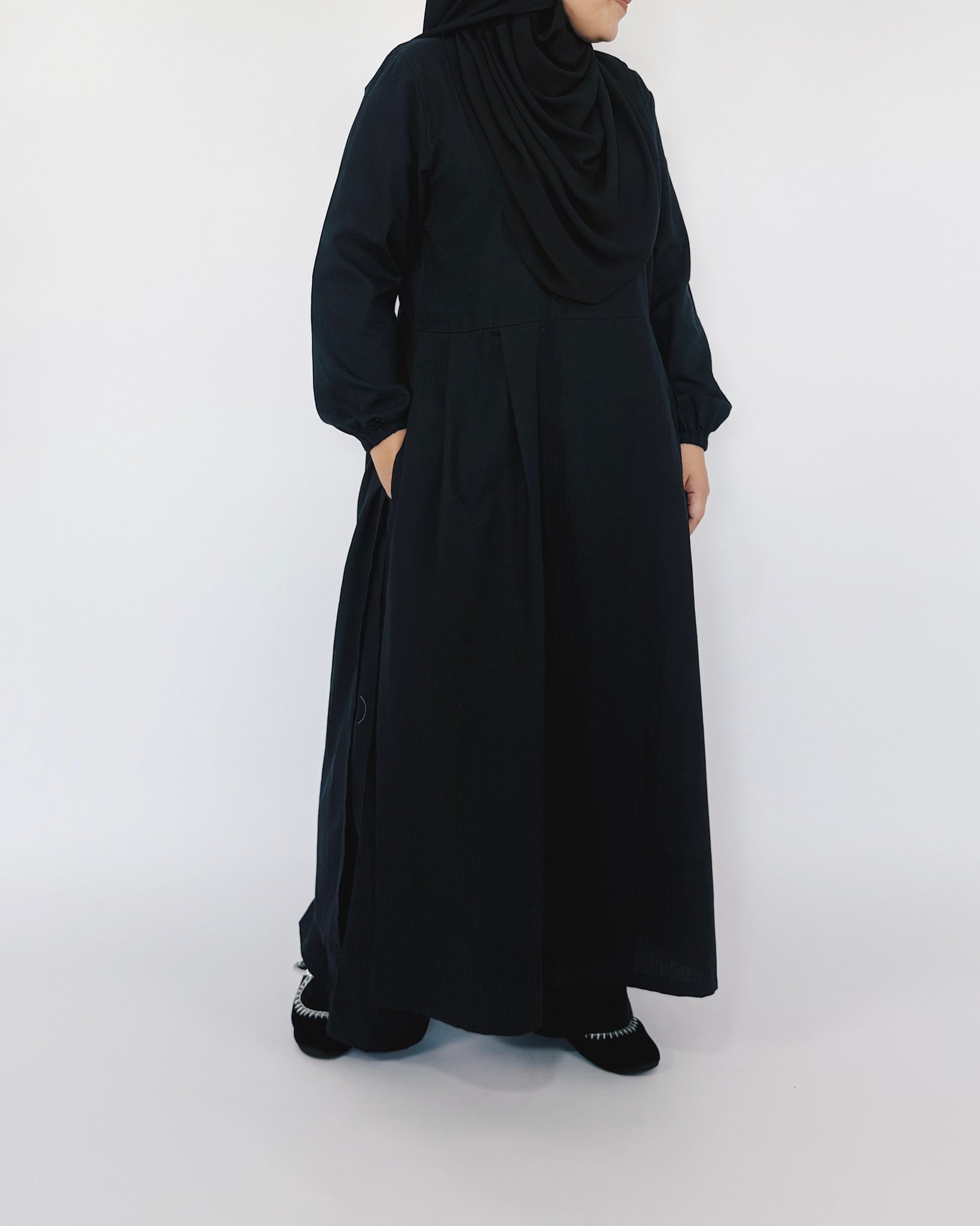 Long Tunic Set : Black