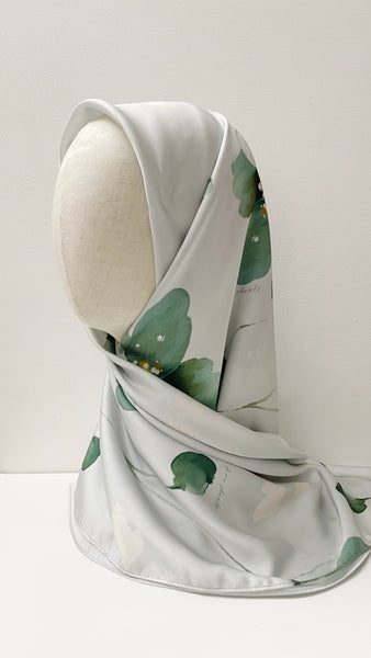 Satin Scarf 45” : Cloud