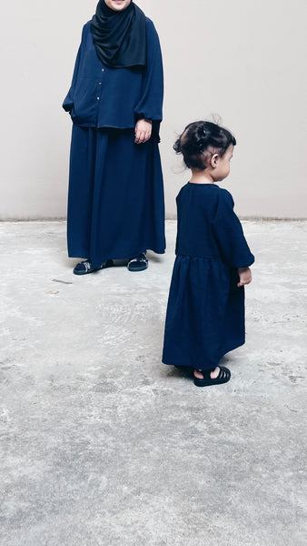 Aisyah Dress : Navy