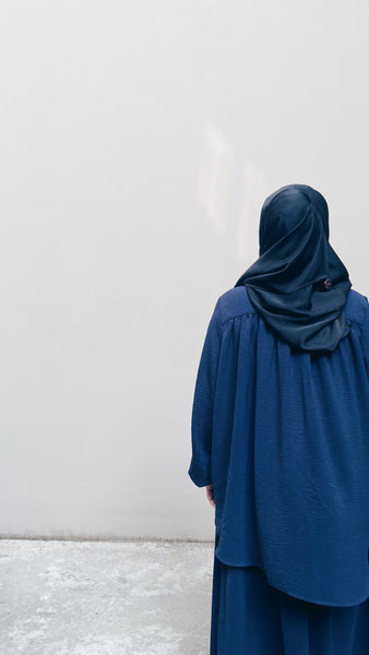 Top & Skirt Set : Navy