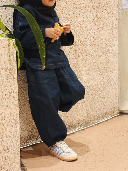 Denim : Barrel Pants