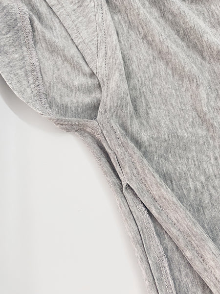 TENCEL Button-Back : Grey