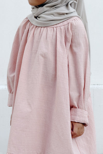 Hannah ShirtDress : Blush
