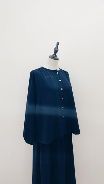 Top & Skirt Set : Navy