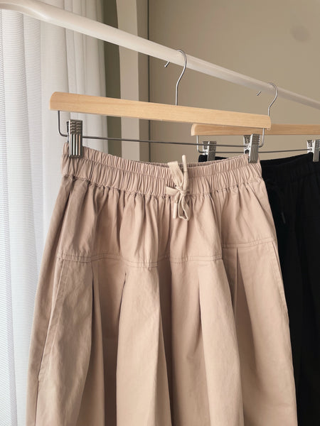 Super Wide Pants : Beige