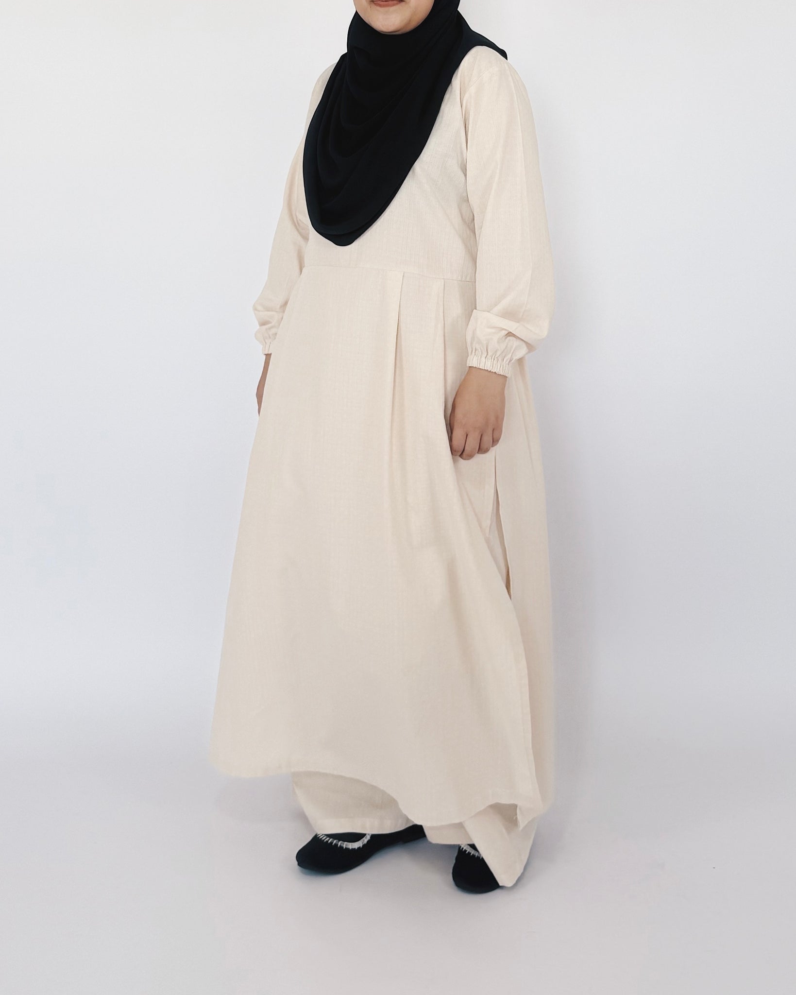 Long Tunic Set : Creme