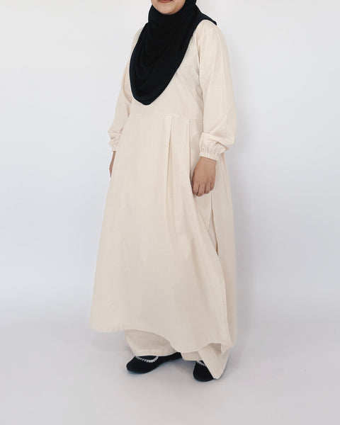 Long Tunic Set : Creme