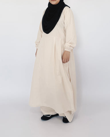 Long Tunic Set : Creme
