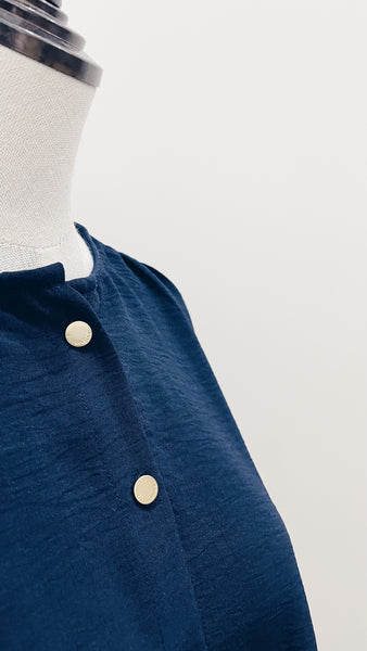 Top & Skirt Set : Navy