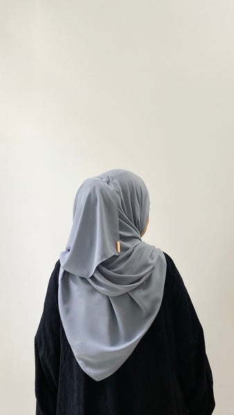 Premium Chiffon : Dusty Blue