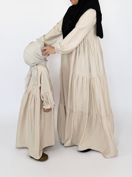 Aisyah Dress : Sand