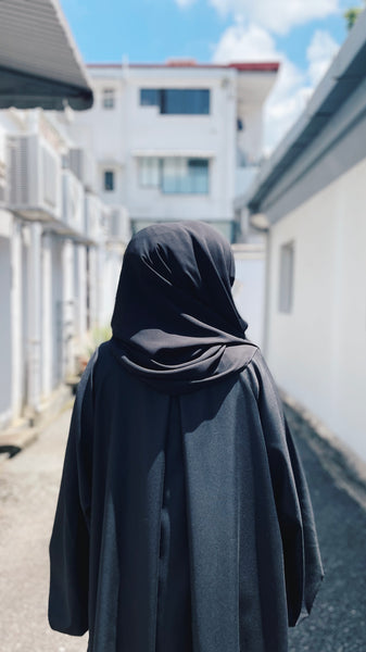 Rumi Cotton Dress : Black