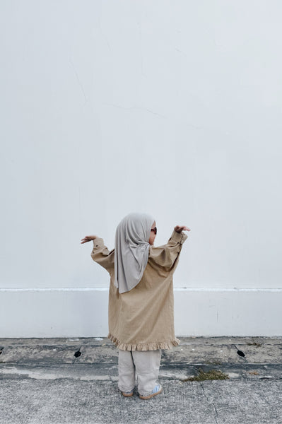 Hannah ShirtDress : Sand