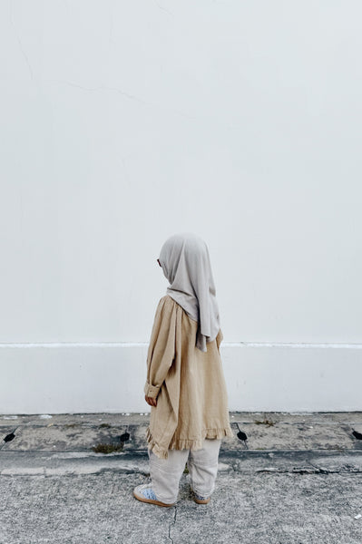 Hannah ShirtDress : Sand