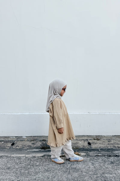 Hannah ShirtDress : Sand
