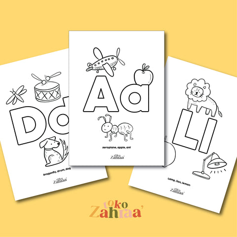 Worksheets : Alphabets