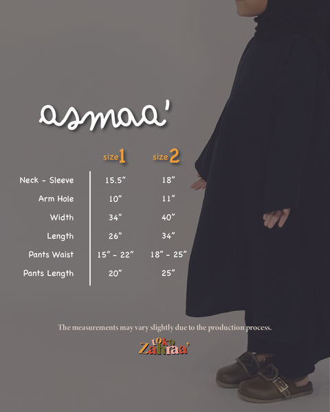 Asmaa' Set : Black