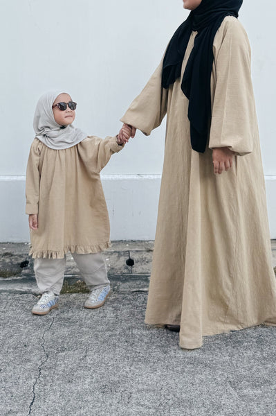 Everyday Cotton Dress : Sand