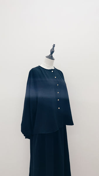 Top & Skirt Set : Black