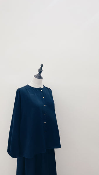 Top & Skirt Set : Navy