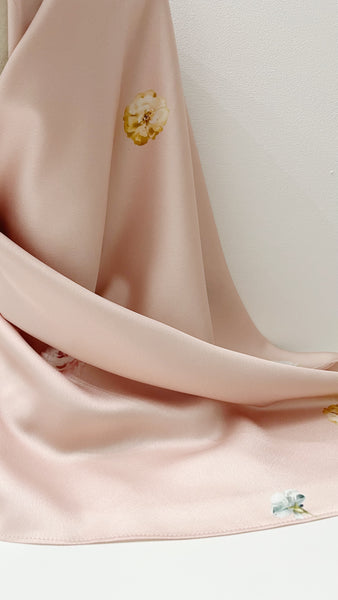 Satin Scarf 45” : Blush