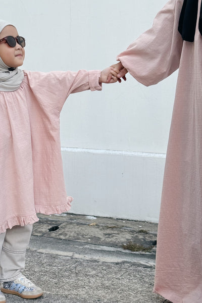 Hannah ShirtDress : Blush