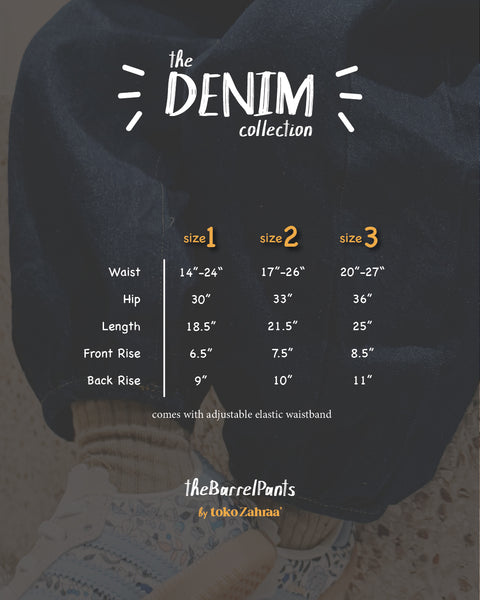 Denim : Barrel Pants