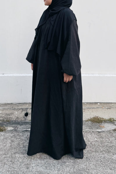 Everyday Cotton Dress : Black