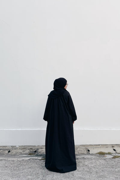 Everyday Cotton Dress : Black