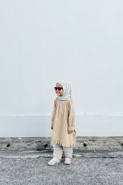 Hannah ShirtDress : Sand