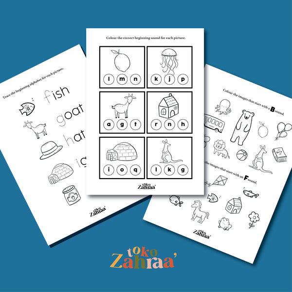 Set of 3 : Alphabets, Phonics, Numbers