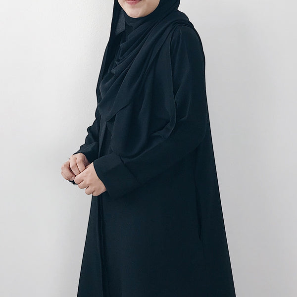 Korean Chiffon : Black