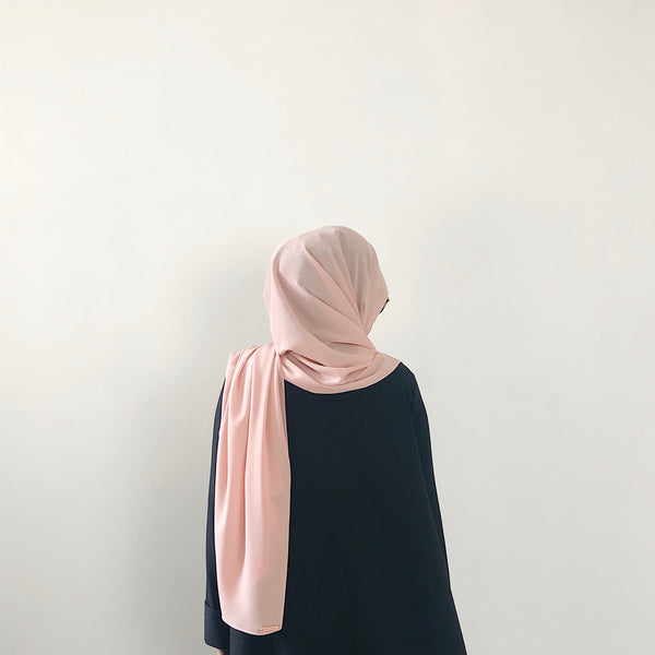 Textured Chiffon : Peach