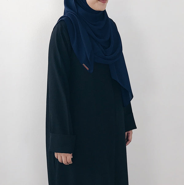 Korean Chiffon : Navy