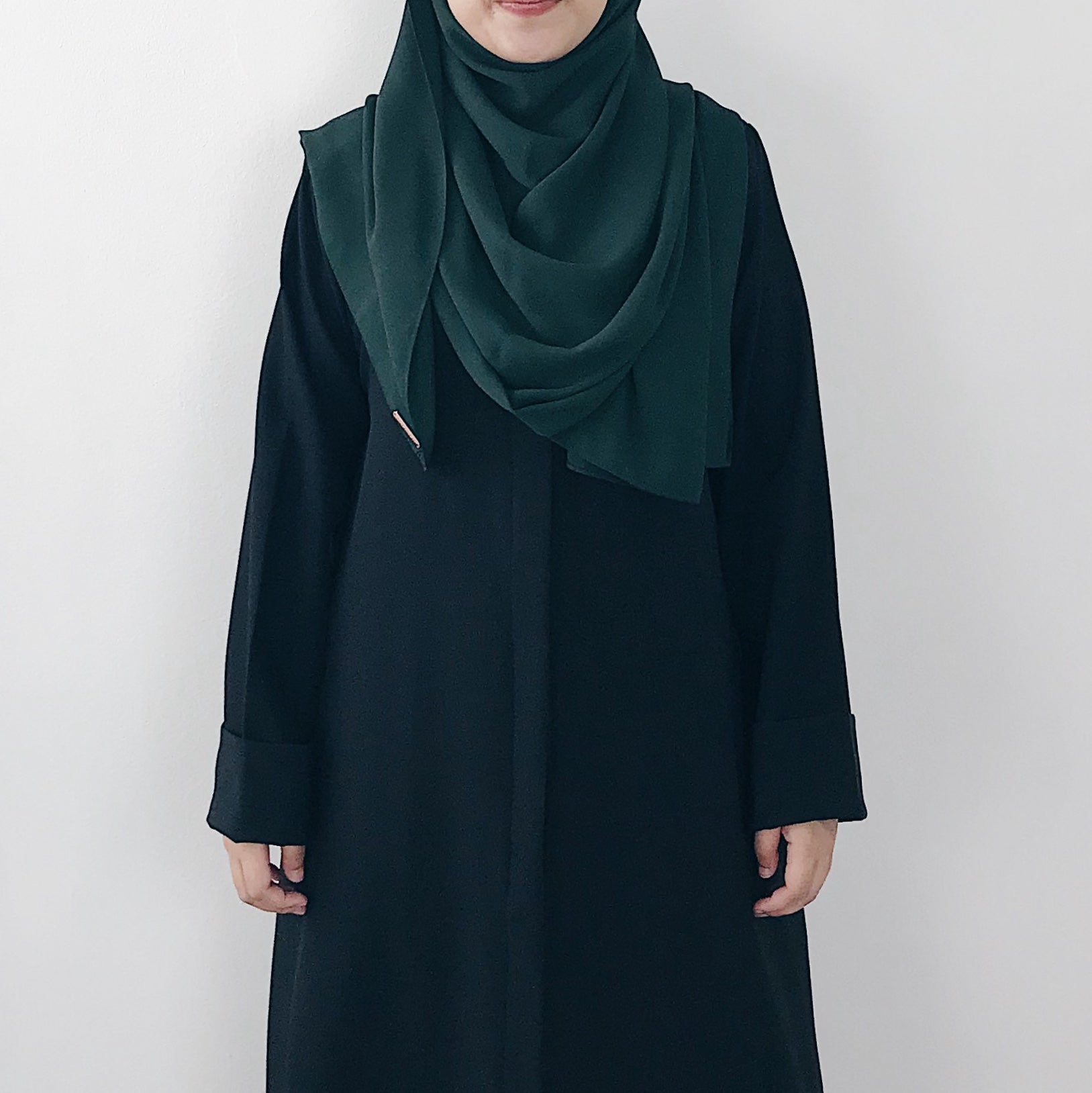 Korean Chiffon : Forest Green