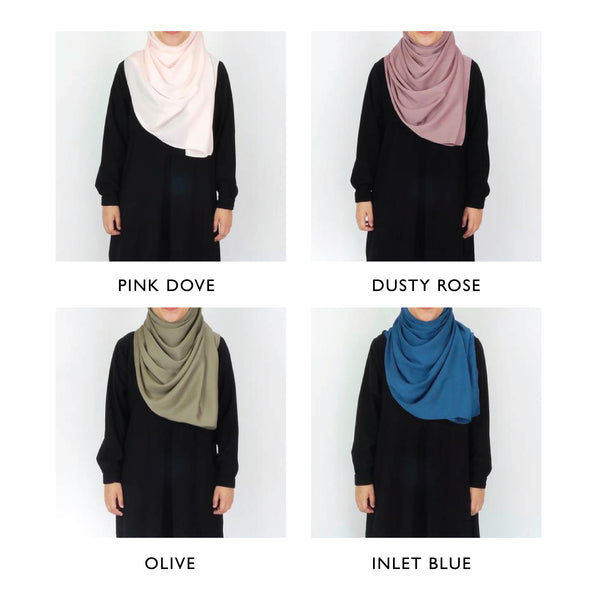 Matte Satin Shawl with Card