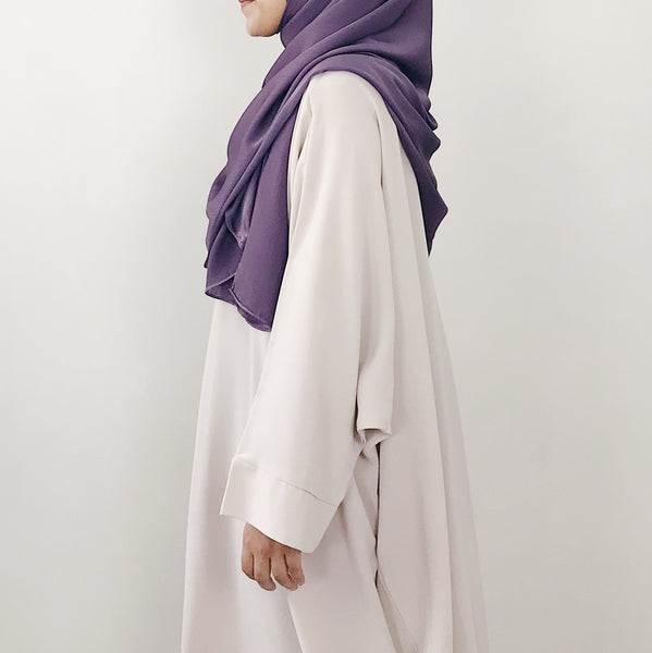 Textured Satin : Plum