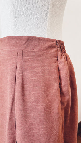 Santai Top & Skirt : Terracotta