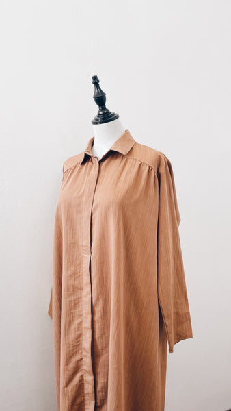 Front-Button Dress : Amber