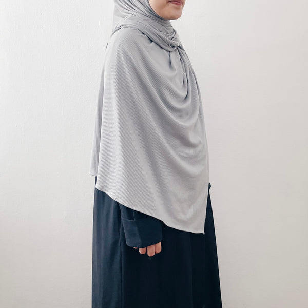 Instant Shawl : Grey