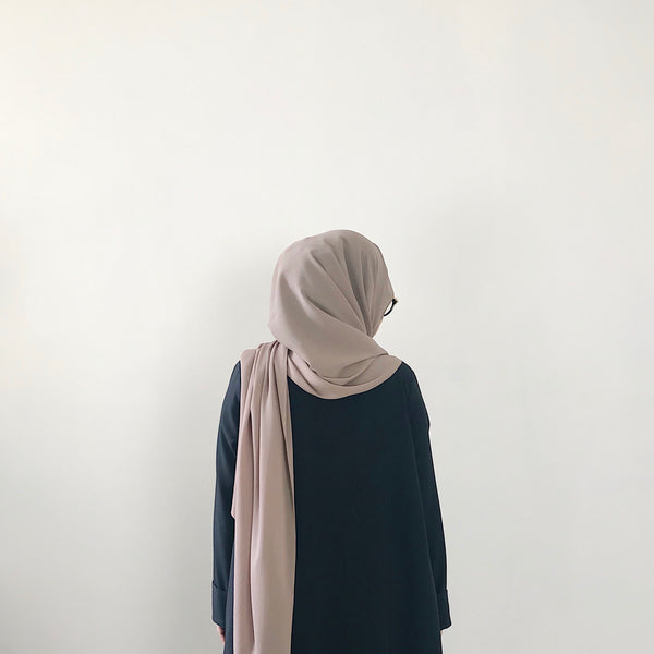 Textured Chiffon : Tan