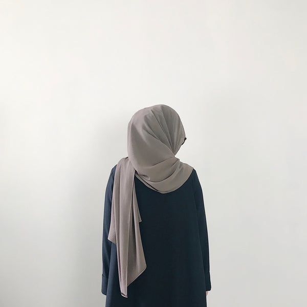 Textured Chiffon : Ash Brown