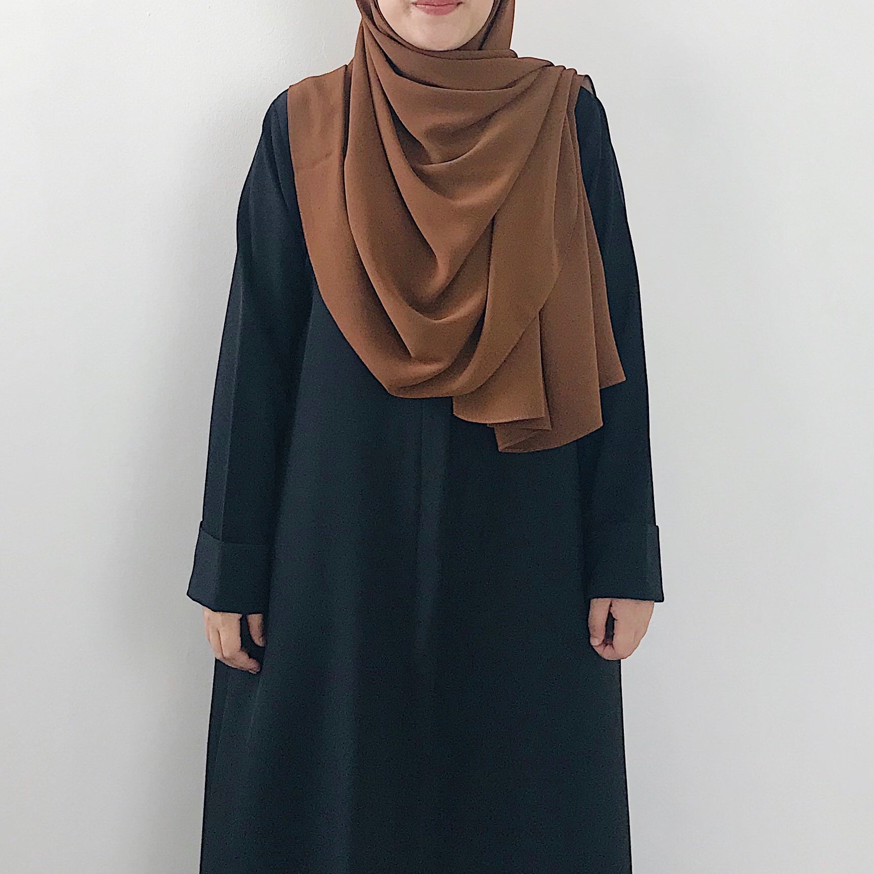 Textured Chiffon : Brownie