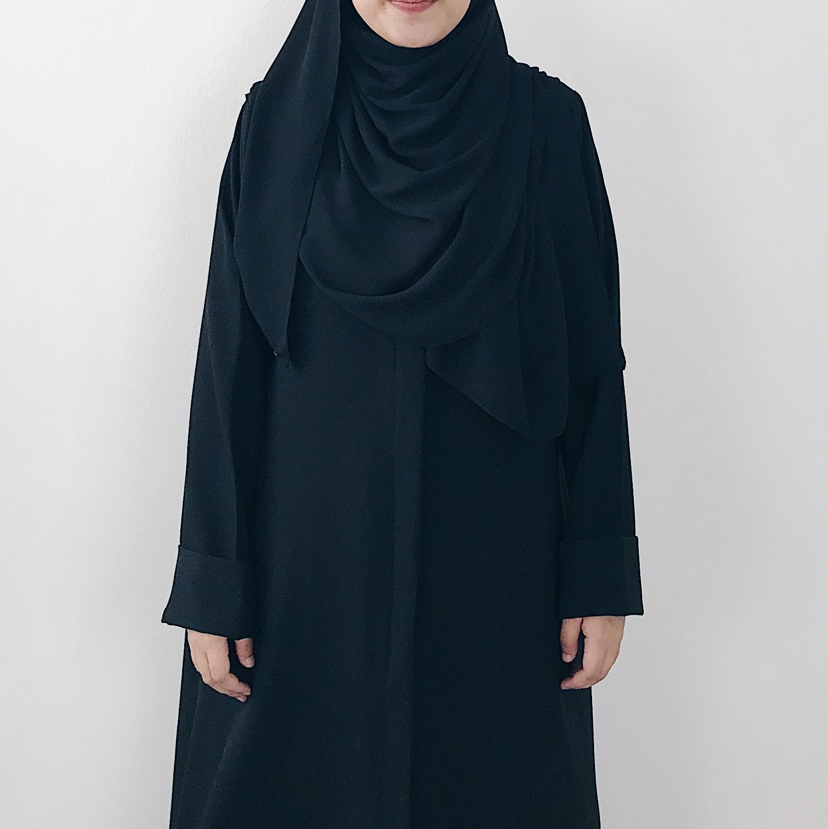 Korean Chiffon : Black