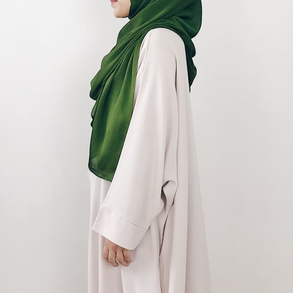 Textured Satin : Green