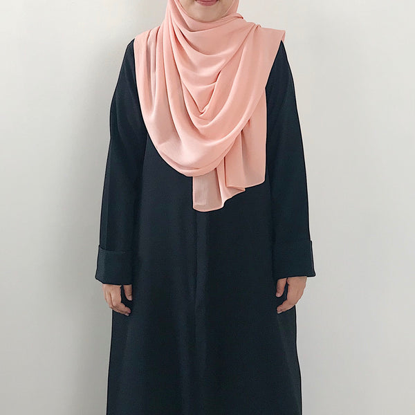 Textured Chiffon : Salmon